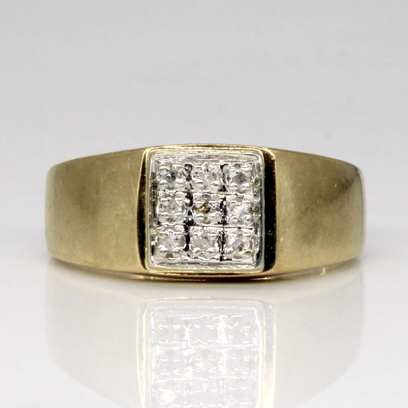 Best Jewelry Sale Prices – Limited-Time Offer Diamond Grid Ring | 0.05ctw | SZ 9.75 |
