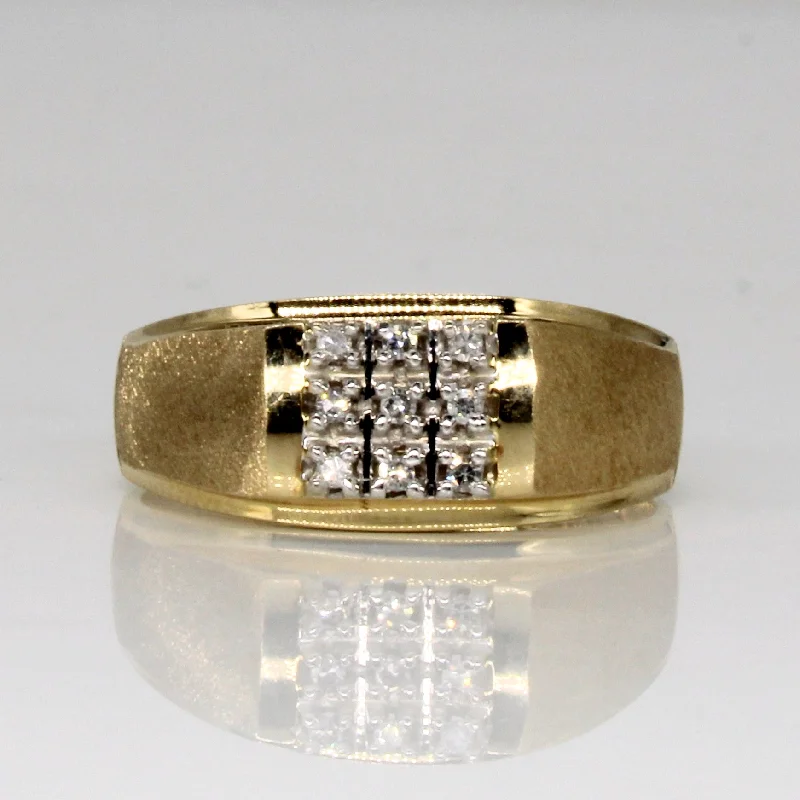 Premium Jewelry At Special Low Prices For A Limited Time Diamond Grid Ring | 0.06ctw | SZ 10 | Premium Jewelry At Special Low Prices For A Limited Time Diamond Grid Ring | 0.06ctw | SZ 10 |