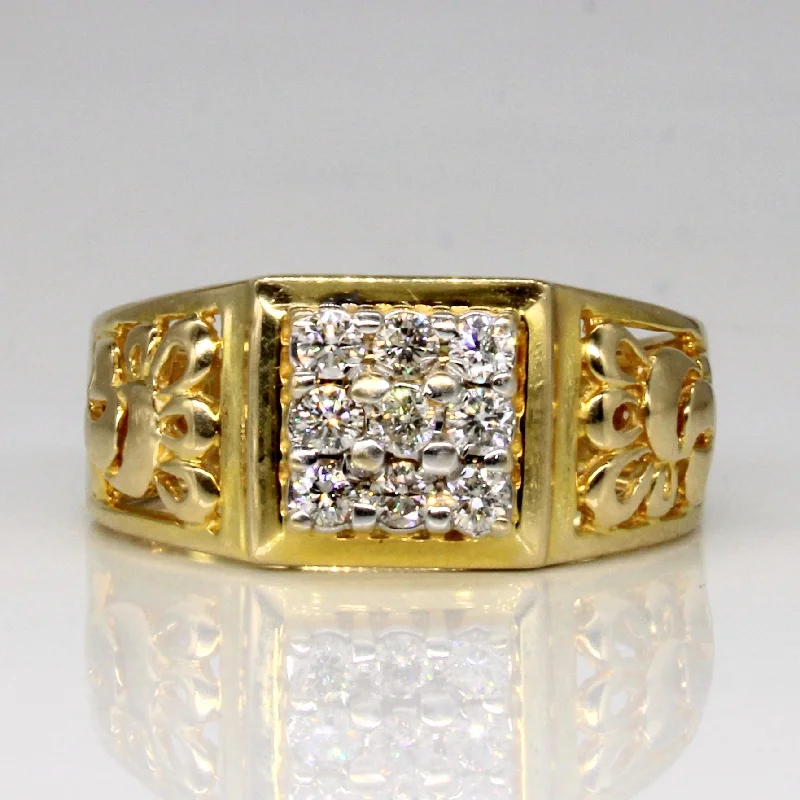 Stunning Jewelry At Even More Stunning Prices Diamond Grid Ring | 0.44ctw | SZ 9.75 | Stunning Jewelry At Even More Stunning Prices Diamond Grid Ring | 0.44ctw | SZ 9.75 |