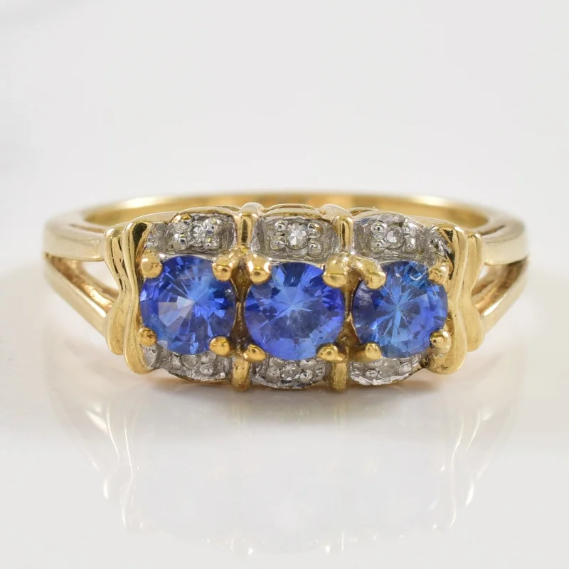 Upgrade Your Jewelry Collection For Less Hallmarked Diamond & Sapphire Ring | 0.75ctw, 0.02ctw | SZ 7 | Upgrade Your Jewelry Collection For Less Hallmarked Diamond & Sapphire Ring | 0.75ctw, 0.02ctw | SZ 7 |