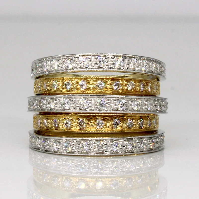 Exclusive Jewelry Bundles At Discounted Rates Diamond Staggered Multi-Row Ring | 1.07ctw | SZ 7.5 | Exclusive Jewelry Bundles At Discounted Rates Diamond Staggered Multi-Row Ring | 1.07ctw | SZ 7.5 |