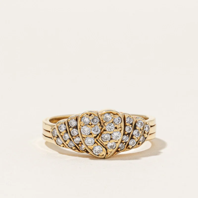 Elegant Jewelry At Unbeatable Offers – Shop Before It's Gone Diamond & Synthetic Sapphire Broken Heart Ring | 0.41ctw, 0.12ct | SZ 8.25 | Elegant Jewelry At Unbeatable Offers – Shop Before It's Gone Diamond & Synthetic Sapphire Broken Heart Ring | 0.41ctw, 0.12ct | SZ 8.25 |