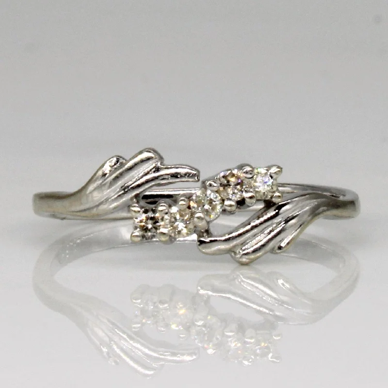 Grab Exquisite Jewelry At The Lowest Prices Diamond Waterfall Ring | 0.10ctw | SZ 5.75 | Grab Exquisite Jewelry At The Lowest Prices Diamond Waterfall Ring | 0.10ctw | SZ 5.75 |
