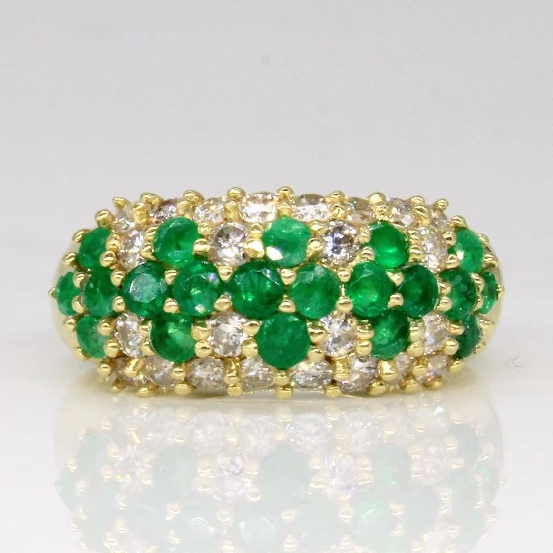 Affordable Glamour – Must-Have Jewelry At Special Rates Emerald & Diamond Cluster Ring | 1.10ctw, 0.80ctw | SZ 6.5 | Affordable Glamour – Must-Have Jewelry At Special Rates Emerald & Diamond Cluster Ring | 1.10ctw, 0.80ctw | SZ 6.5 |