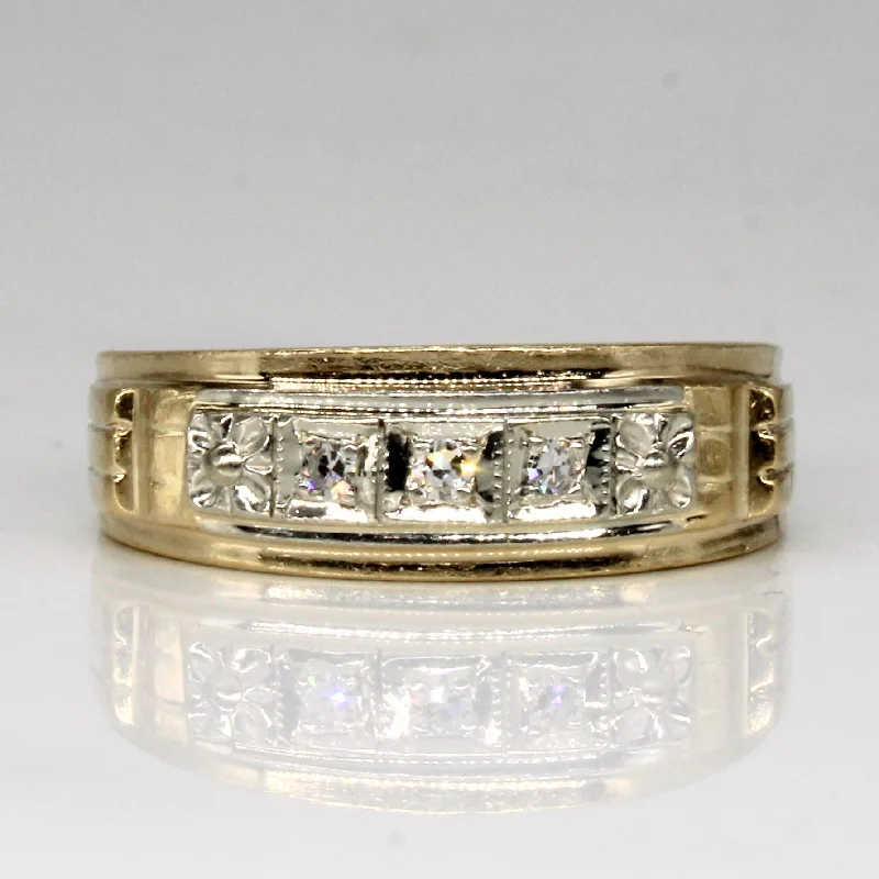 Eco-Friendly Sustainable Jewelry For Conscious Buyers Flush Set Diamond Ring | 0.08ctw | SZ 9.5 | Eco-Friendly Sustainable Jewelry For Conscious Buyers Flush Set Diamond Ring | 0.08ctw | SZ 9.5 |