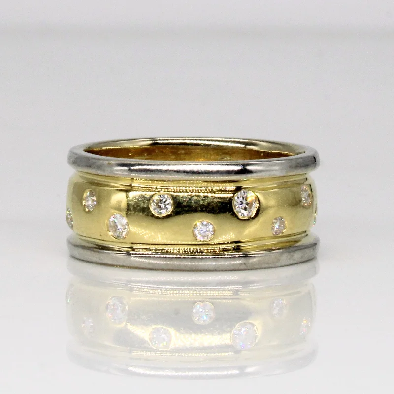Huge Savings On Timeless Jewelry Collections Flush Set Diamond Ring | 0.45ctw | SZ 9 | Huge Savings On Timeless Jewelry Collections Flush Set Diamond Ring | 0.45ctw | SZ 9 |