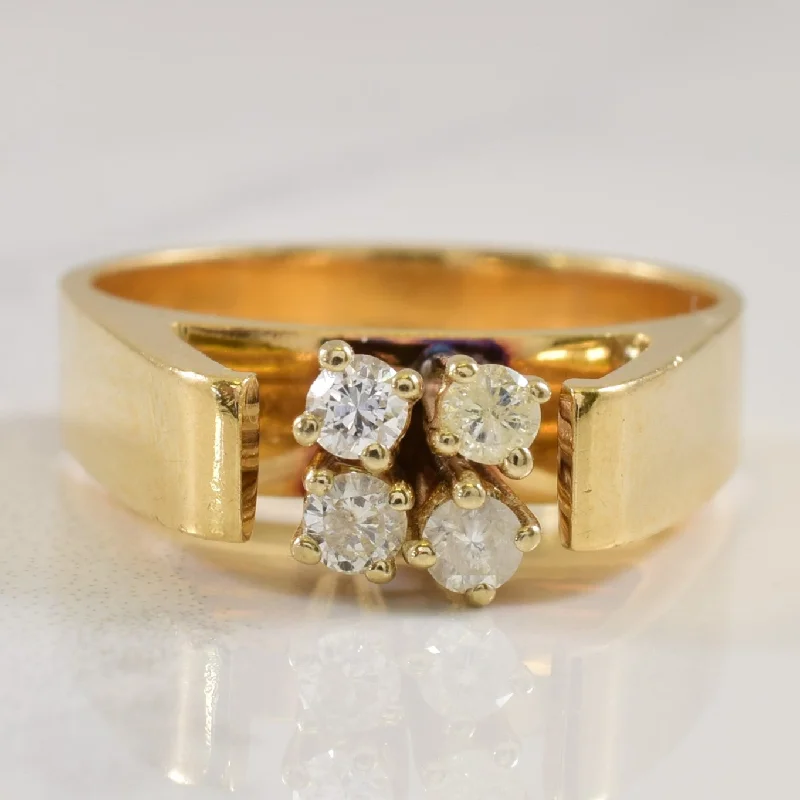 Everyday Jewelry Essentials Now On Sale High Prong Set Diamond Cluster Ring | 0.16ctw | SZ 6 | Everyday Jewelry Essentials Now On Sale High Prong Set Diamond Cluster Ring | 0.16ctw | SZ 6 |
