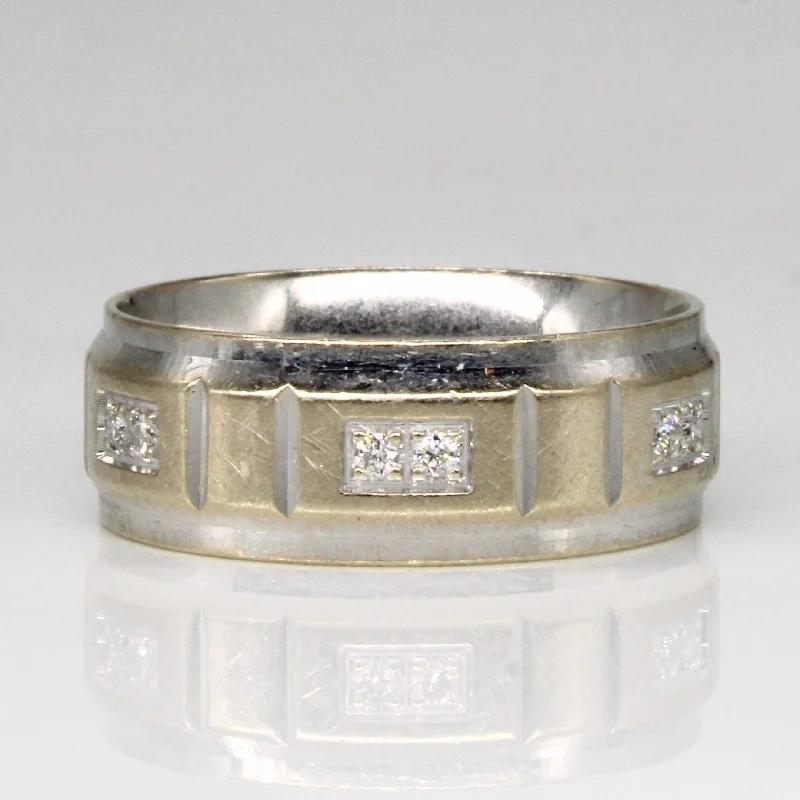 Timeless Elegance Now At Special Discounts Square Setting Diamond Band | 0.06ctw | SZ 9.5 | Timeless Elegance Now At Special Discounts Square Setting Diamond Band | 0.06ctw | SZ 9.5 |