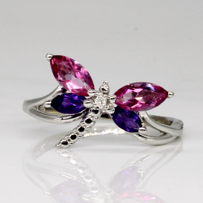 Holiday Jewelry Sale – Perfect Gifts At The Best Prices Multi Gem Dragonfly Ring | 0.51ctw | SZ 8.25 | Holiday Jewelry Sale – Perfect Gifts At The Best Prices Multi Gem Dragonfly Ring | 0.51ctw | SZ 8.25 |