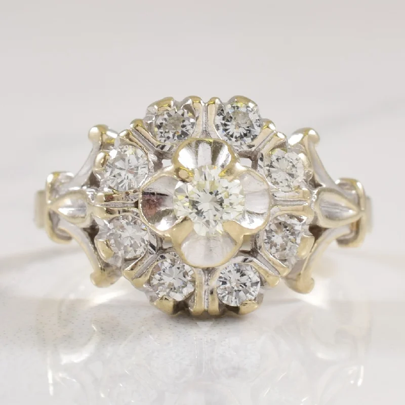 Shine In Style – Shop Jewelry Discounts Today Ornate Diamond Cluster Ring | 0.58ctw | SZ 7 | Shine In Style – Shop Jewelry Discounts Today Ornate Diamond Cluster Ring | 0.58ctw | SZ 7 |