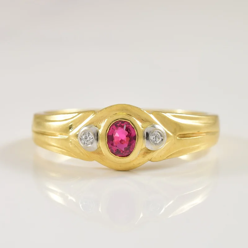 Seasonal Jewelry Deals – Elevate Your Style Ruby & Diamond Ring | 0.18ct, 0.02ctw | SZ 6.5 | Seasonal Jewelry Deals – Elevate Your Style Ruby & Diamond Ring | 0.18ct, 0.02ctw | SZ 6.5 |