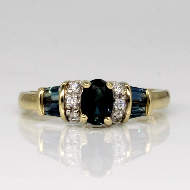 Must-Have Jewelry Pieces At Reduced Prices Sapphire & Diamond Ring | 0.78ctw, 0.06ctw | SZ 7 | Must-Have Jewelry Pieces At Reduced Prices Sapphire & Diamond Ring | 0.78ctw, 0.06ctw | SZ 7 |