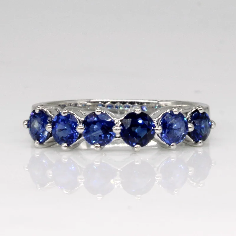 Trendy Minimalist Jewelry For Everyday Wear Sapphire Ring | 1.54ctw | SZ 7 |