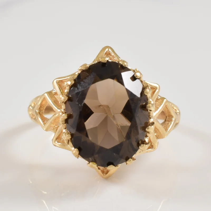Breathtaking Jewelry, Breathtaking Prices Smoky Quartz Cocktail Ring | 5.00ct | SZ 5.75 | Breathtaking Jewelry, Breathtaking Prices Smoky Quartz Cocktail Ring | 5.00ct | SZ 5.75 |