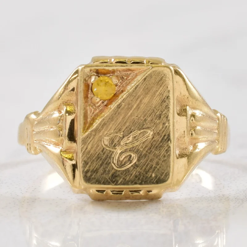 Unique Jewelry For Less – Shop The Sale Now Solitaire Citrine Signet Ring | 0.02ct | SZ 3.75 | Unique Jewelry For Less – Shop The Sale Now Solitaire Citrine Signet Ring | 0.02ct | SZ 3.75 |