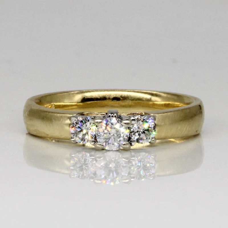 Trending Jewelry Now Available At Exclusive Prices Three Stone Diamond Engagement Ring | 0.44ctw | SZ 8.5 | Trending Jewelry Now Available At Exclusive Prices Three Stone Diamond Engagement Ring | 0.44ctw | SZ 8.5 |