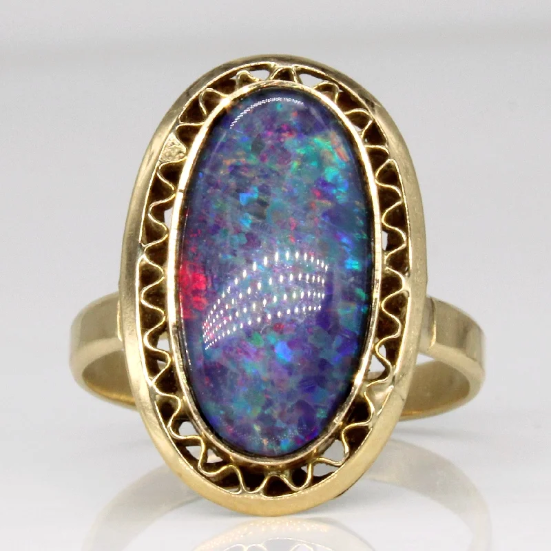 The Perfect Accessory For Less – Jewelry Sale Live Triplet Opal Cocktail Ring | 3.70ct | SZ 9.25 | The Perfect Accessory For Less – Jewelry Sale Live Triplet Opal Cocktail Ring | 3.70ct | SZ 9.25 |