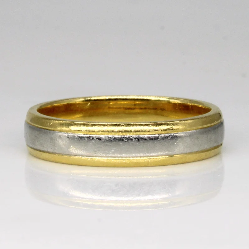Flash Sale On Exquisite Jewelry – Don't Miss Out Hallmarked 18k and Platinum Band | SZ 10.25 | Flash Sale On Exquisite Jewelry – Don't Miss Out Hallmarked 18k and Platinum Band | SZ 10.25 |