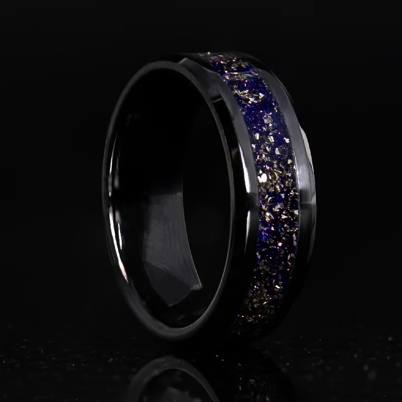 Elegant Jewelry Styles At Budget-Friendly Prices Blue Sandstone Glowstone Ring on Black Ceramic Elegant Jewelry Styles At Budget-Friendly Prices Blue Sandstone Glowstone Ring on Black Ceramic