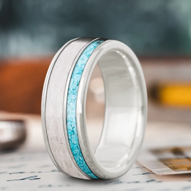 Jewelry Clearance Sale – Final Reductions Custom Design - 2-Inlay Offset Ring wSqp_oj2q4fK5CRjk6opfSJJ Jewelry Clearance Sale – Final Reductions Custom Design - 2-Inlay Offset Ring wSqp_oj2q4fK5CRjk6opfSJJ