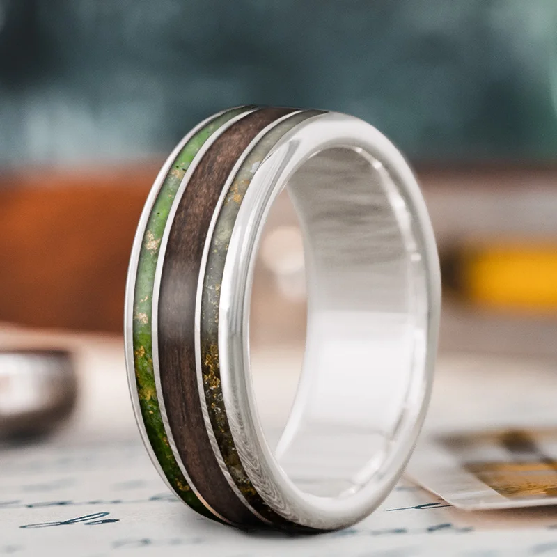Must-Have Jewelry At Irresistible Discounts Custom Design - 3-Inlay Wide Center 5GW2dTeY1VpmVZPdJ0FhE576 Must-Have Jewelry At Irresistible Discounts Custom Design - 3-Inlay Wide Center 5GW2dTeY1VpmVZPdJ0FhE576