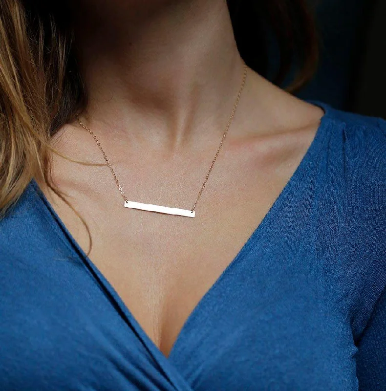 The Ultimate Jewelry Sale – Exclusive Styles At Great Prices Customized Name Bar Necklace, Engraved Nameplate Necklace The Ultimate Jewelry Sale – Exclusive Styles At Great Prices Customized Name Bar Necklace, Engraved Nameplate Necklace