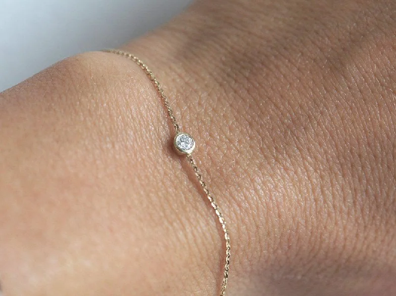 Unique Jewelry For Less – Shop The Sale Now Diamond Solitaire Bracelet, Delicate Gold Bracelet Unique Jewelry For Less – Shop The Sale Now Diamond Solitaire Bracelet, Delicate Gold Bracelet