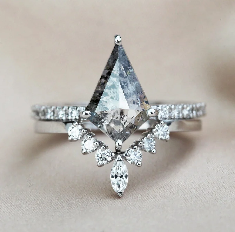 Shine In Style – Shop Jewelry Discounts Today Kiara Kite Salt And Pepper Diamond Ring Set Shine In Style – Shop Jewelry Discounts Today Kiara Kite Salt And Pepper Diamond Ring Set