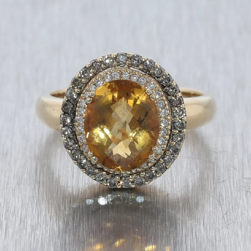 Shop Jewelry That Shines Without The High Price LeVian 14k Yellow Gold 2.75ct Citrine & 0.50ctw Diamond Cocktail Ring Shop Jewelry That Shines Without The High Price LeVian 14k Yellow Gold 2.75ct Citrine & 0.50ctw Diamond Cocktail Ring