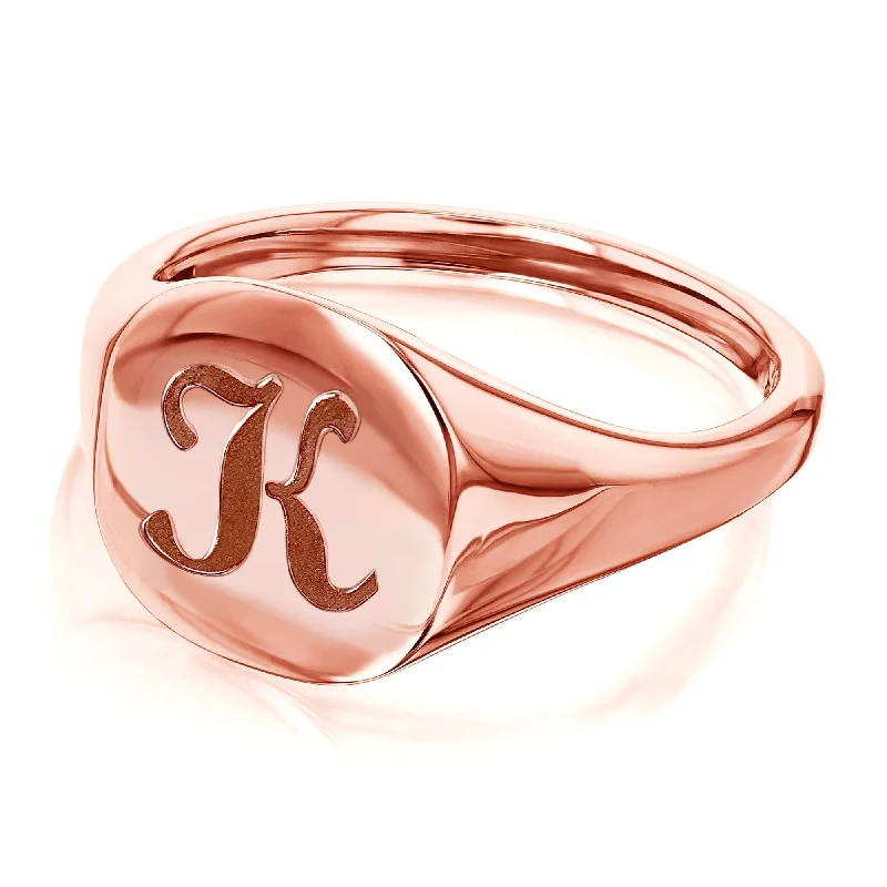 Unmissable Jewelry Sale – Shop Before It's Too Late Personalized Signet Cushion 14k Rose Gold Unmissable Jewelry Sale – Shop Before It's Too Late Personalized Signet Cushion 14k Rose Gold