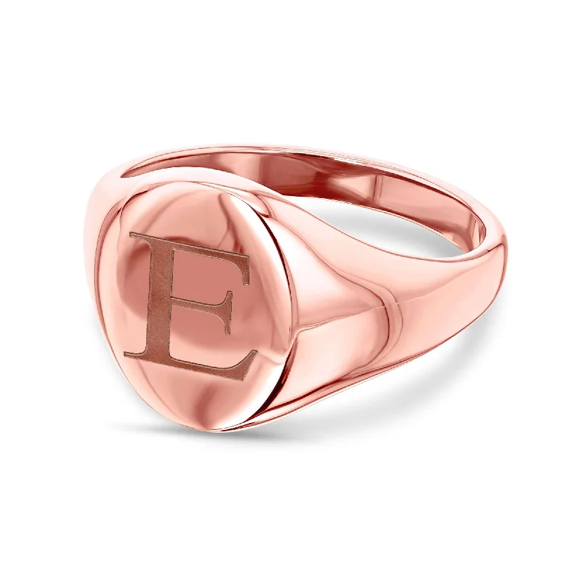 Once-A-Year Jewelry Deals – Shop Before They’Re Gone Personalized Signet Oval 14k Rose Gold Once-A-Year Jewelry Deals – Shop Before They’Re Gone Personalized Signet Oval 14k Rose Gold