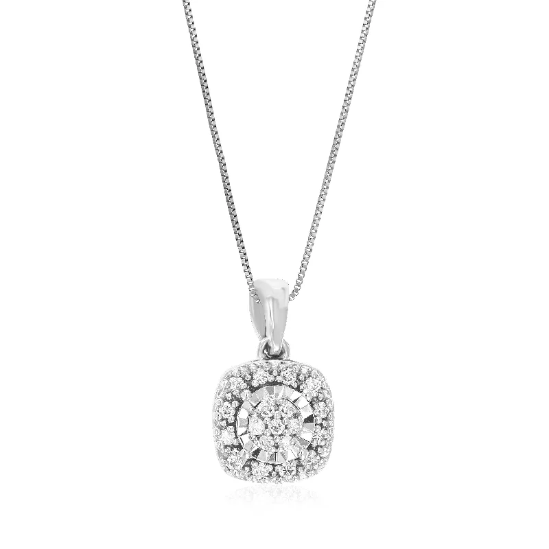Best Jewelry Sale Prices – Limited-Time Offer 1/10 cttw Lab Grown Diamond Square Pendant Necklace .925 Sterling Silver 1/3 Inch With 18 Inch Chain Best Jewelry Sale Prices – Limited-Time Offer 1/10 cttw Lab Grown Diamond Square Pendant Necklace .925 Sterling Silver 1/3 Inch With 18 Inch Chain