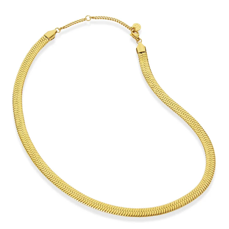 Affordable Glamour – Premium Jewelry At Special Prices 18K Gold Herringbone 6.5Mm Wide Affordable Glamour – Premium Jewelry At Special Prices 18K Gold Herringbone 6.5Mm Wide