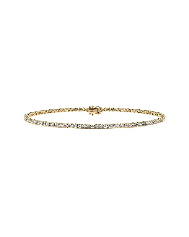 Final Call For Exquisite Jewelry At Reduced Rates 1Ct 4Prong Tennis Bracelet  14K