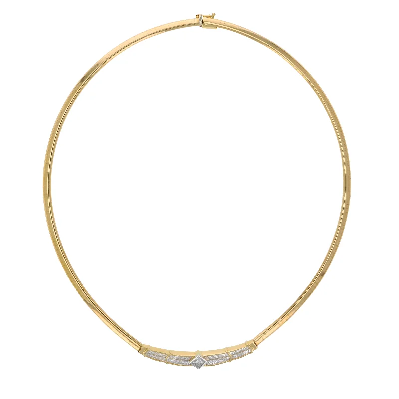 Flash Jewelry Sale – Get Stunning Pieces At Low Prices 2 1/4 cttw Diamond Antique Necklace for Women in 18K Yellow Gold, Prong Setting Flash Jewelry Sale – Get Stunning Pieces At Low Prices 2 1/4 cttw Diamond Antique Necklace for Women in 18K Yellow Gold, Prong Setting