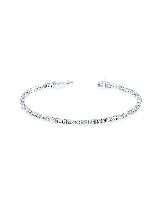 Dazzle In Elegance With Our Biggest Jewelry Sale 2Ct 4Prong Tennis Bracelet
