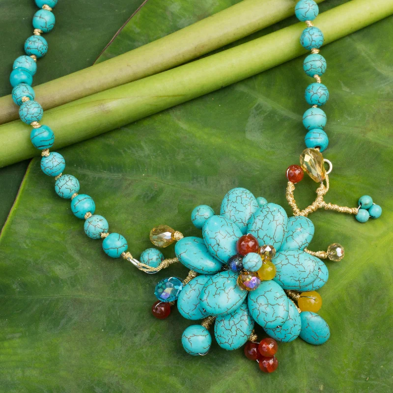 Shop Handcrafted Jewelry At Special Promotional Rates Amsonia in Bloom Handcrafted Floral Quartz and Carnelian Necklace Shop Handcrafted Jewelry At Special Promotional Rates Amsonia in Bloom Handcrafted Floral Quartz and Carnelian Necklace