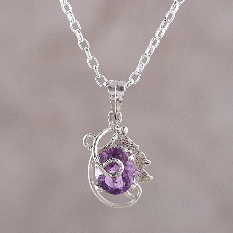 Limited-Stock Jewelry Sale – Shop Before It's Gone Beaming Lilac Handcrafted Sterling Silver and Amethyst Pendant Necklace Limited-Stock Jewelry Sale – Shop Before It's Gone Beaming Lilac Handcrafted Sterling Silver and Amethyst Pendant Necklace
