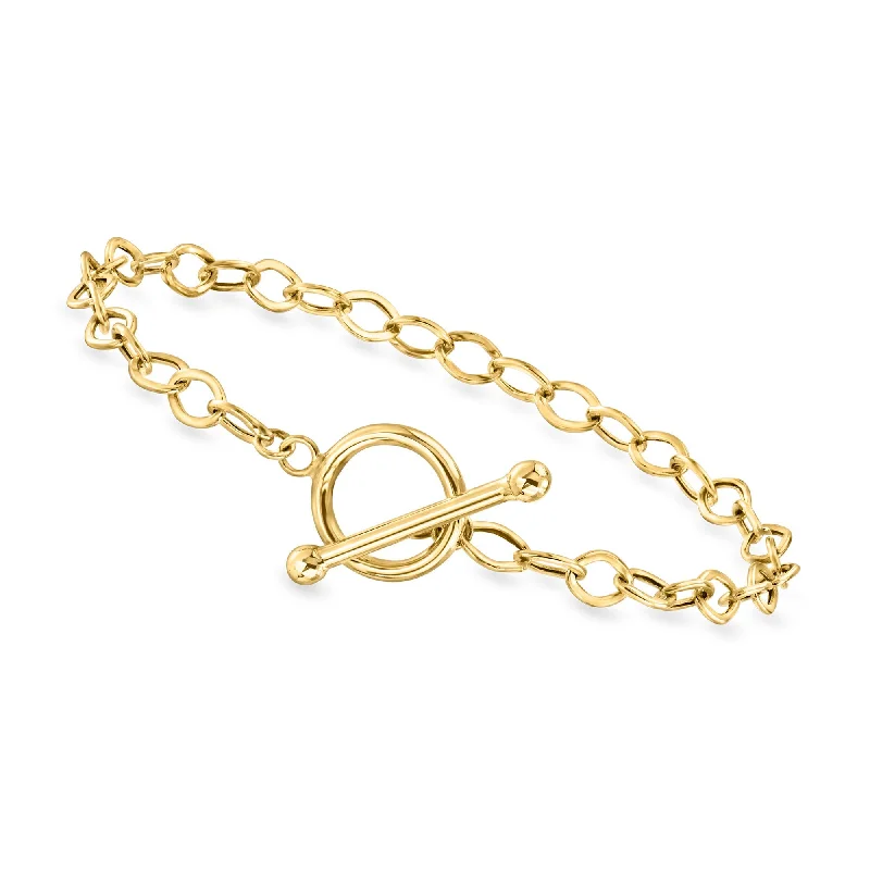 Exclusive Gemstone Jewelry Markdowns – Shop Now Canaria 10kt Yellow Gold Cable-Link Toggle Bracelet Exclusive Gemstone Jewelry Markdowns – Shop Now Canaria 10kt Yellow Gold Cable-Link Toggle Bracelet