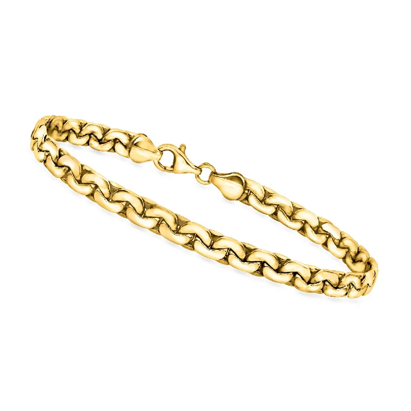 Unmissable Deals On Handmade Jewelry Collections Canaria 10kt Yellow Gold Link Bracelet Unmissable Deals On Handmade Jewelry Collections Canaria 10kt Yellow Gold Link Bracelet