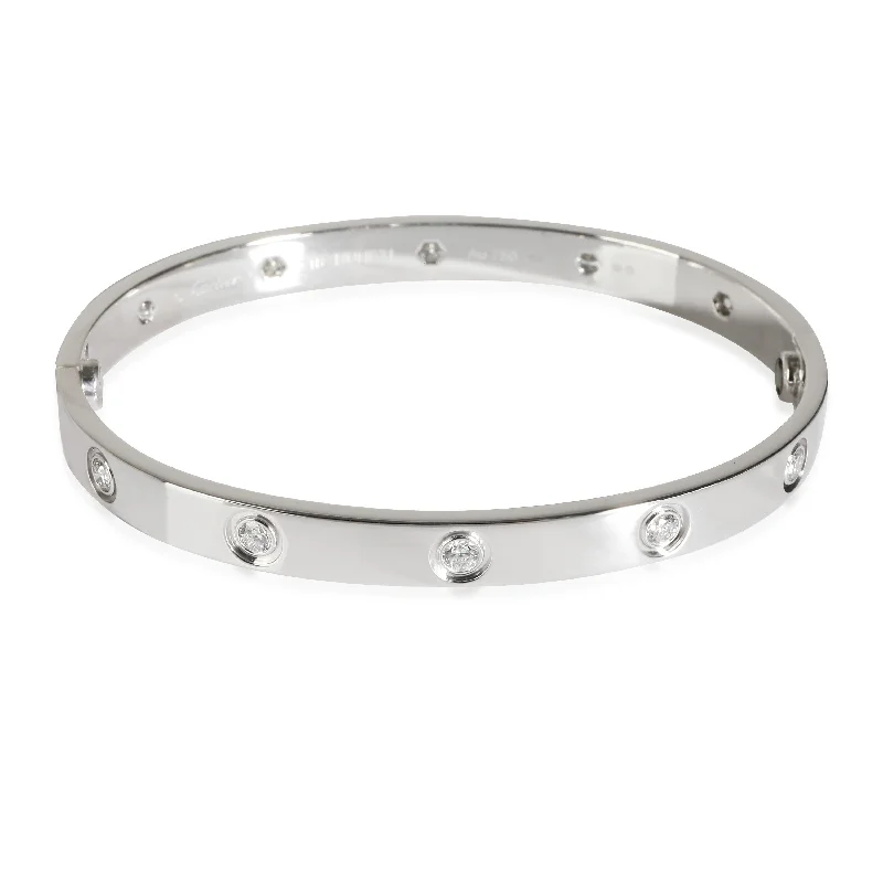 Elegant Jewelry, Affordable Luxury – Shop Now Cartier Love Bracelet in 18K White Gold, 0.96 CTW. Elegant Jewelry, Affordable Luxury – Shop Now Cartier Love Bracelet in 18K White Gold, 0.96 CTW.