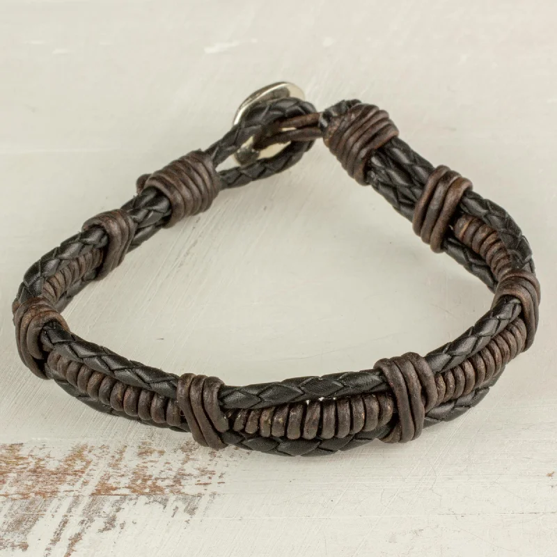 Handcrafted Jewelry Sale – Unique Designs At Low Prices Casual Style Leather Braided Bracelet Handcrafted Jewelry Sale – Unique Designs At Low Prices Casual Style Leather Braided Bracelet