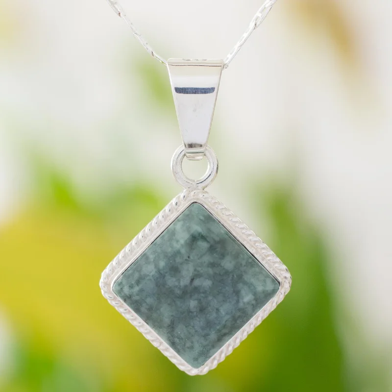 Modern Jewelry At Exclusive Discounts – Shop Today Dark Diamond Guatemalan Dark Green Jade Necklace Modern Jewelry At Exclusive Discounts – Shop Today Dark Diamond Guatemalan Dark Green Jade Necklace