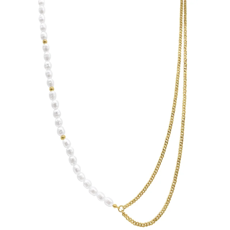 Luxury Jewelry Clearance – Shop Premium Styles Now Draped Pearl and Curb Chain Necklace gold Luxury Jewelry Clearance – Shop Premium Styles Now Draped Pearl and Curb Chain Necklace gold