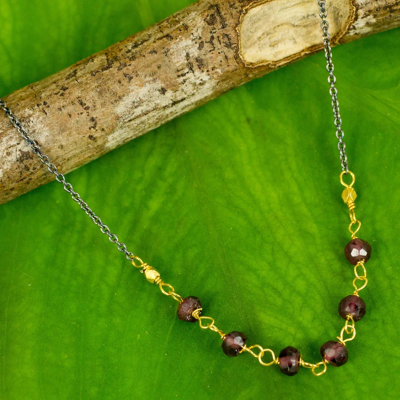 Unmissable Jewelry Clearance – Final Reductions Dreams Come True Vermeil Garnet and Silver Necklace Handcrafted in Thailand Unmissable Jewelry Clearance – Final Reductions Dreams Come True Vermeil Garnet and Silver Necklace Handcrafted in Thailand