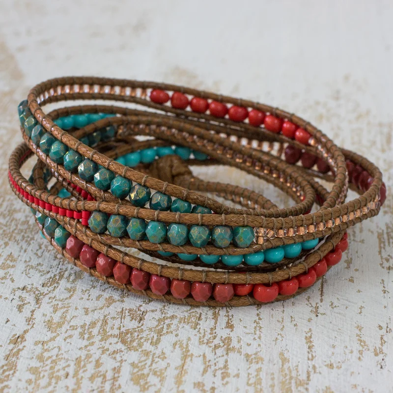 Shop Dazzling Jewelry At The Best Prices Fresh Achiote Beaded Wrap Bracelet