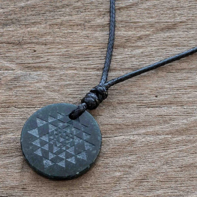 Celebrate With Sparkle – Jewelry Sale Now Live Geometric Inspiration Black Jade Geometric Pendant Necklace from Guatemala Celebrate With Sparkle – Jewelry Sale Now Live Geometric Inspiration Black Jade Geometric Pendant Necklace from Guatemala