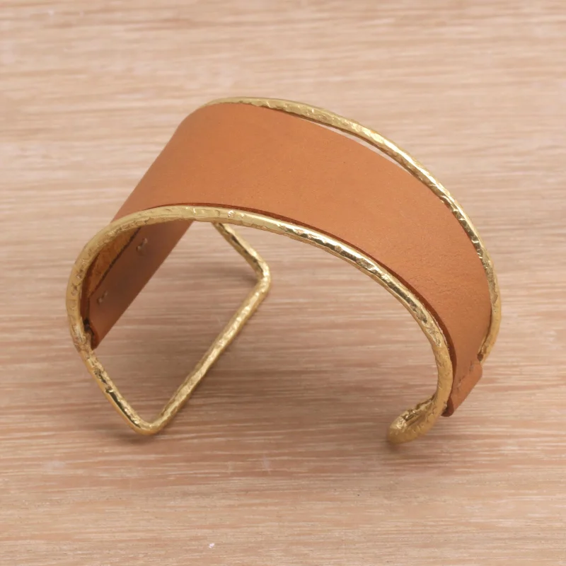 Once-A-Year Jewelry Sale – Grab Your Favorites Now Golden Tan Swirl Golden Tan Leather and Brass Cuff Bracelet from Bali Once-A-Year Jewelry Sale – Grab Your Favorites Now Golden Tan Swirl Golden Tan Leather and Brass Cuff Bracelet from Bali