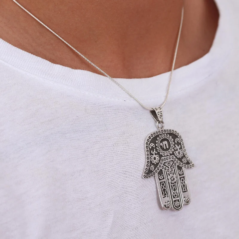 Timeless Jewelry Styles At Wallet-Friendly Prices Hamsa Amulet Artisan Crafted Taxco Sterling Silver Hamsa Symbol Necklace Timeless Jewelry Styles At Wallet-Friendly Prices Hamsa Amulet Artisan Crafted Taxco Sterling Silver Hamsa Symbol Necklace