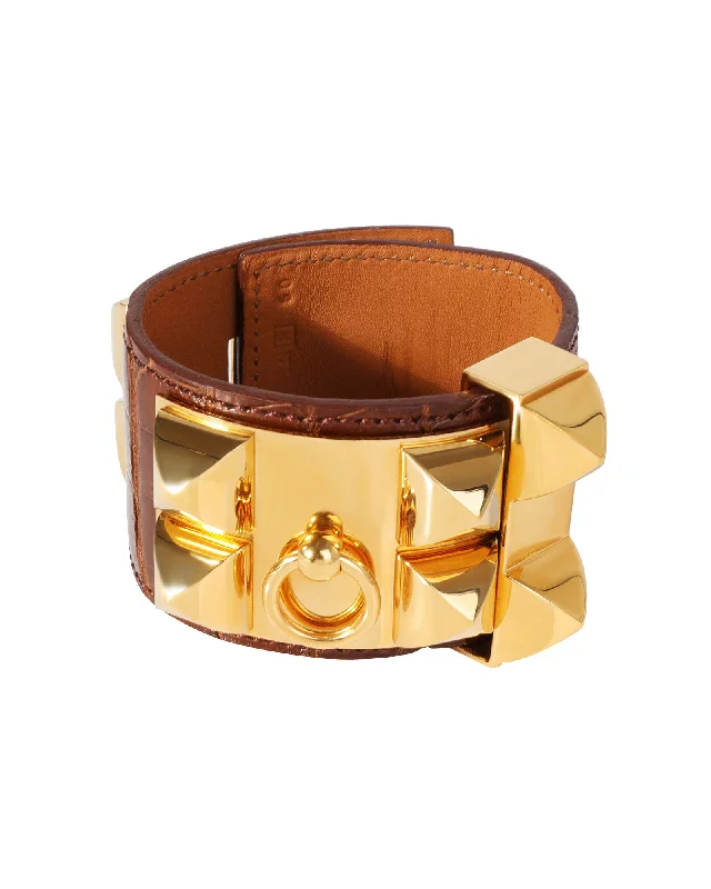 Special Sale On Handcrafted Jewelry – Shop Today Hermès Collier De Chien Brown Leather Gold Tone Cuff Special Sale On Handcrafted Jewelry – Shop Today Hermès Collier De Chien Brown Leather Gold Tone Cuff